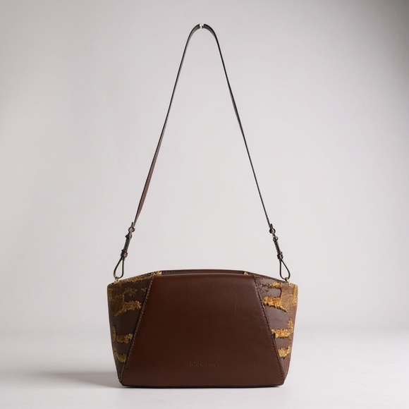 Ulla Johnson Handbags - Ulla Johnson Imogen Soft TriColor Mix Leather large Clutch Crossbody handbag